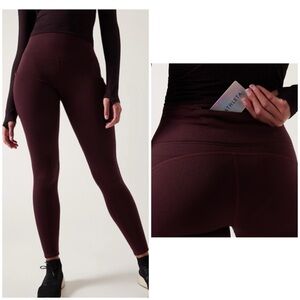 NWT Athleta Altitude Stash Tight in Polartec Powerstretch